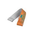 Lanyard SUBLIMATION Short I Duo (20 mm) lavet af genbrugspolyester (100% rPET), med 2 s&oslash;mme, enkeltsidet sublimeringstryk og fuldt tilpasselig - 301 - Hvid