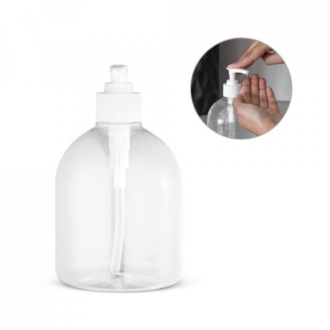 REFLASK 500. Pullo annostelijalla PE- ja PP-muovista, 500 ml